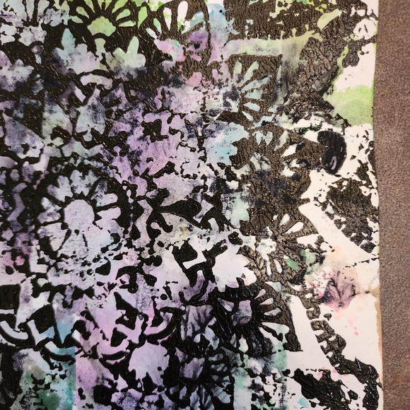 HANDCRAFTED Abstract Frame Painting HANDPAINTED Artwork HANDMADE Wall Art Decor - Picture 13 of 17